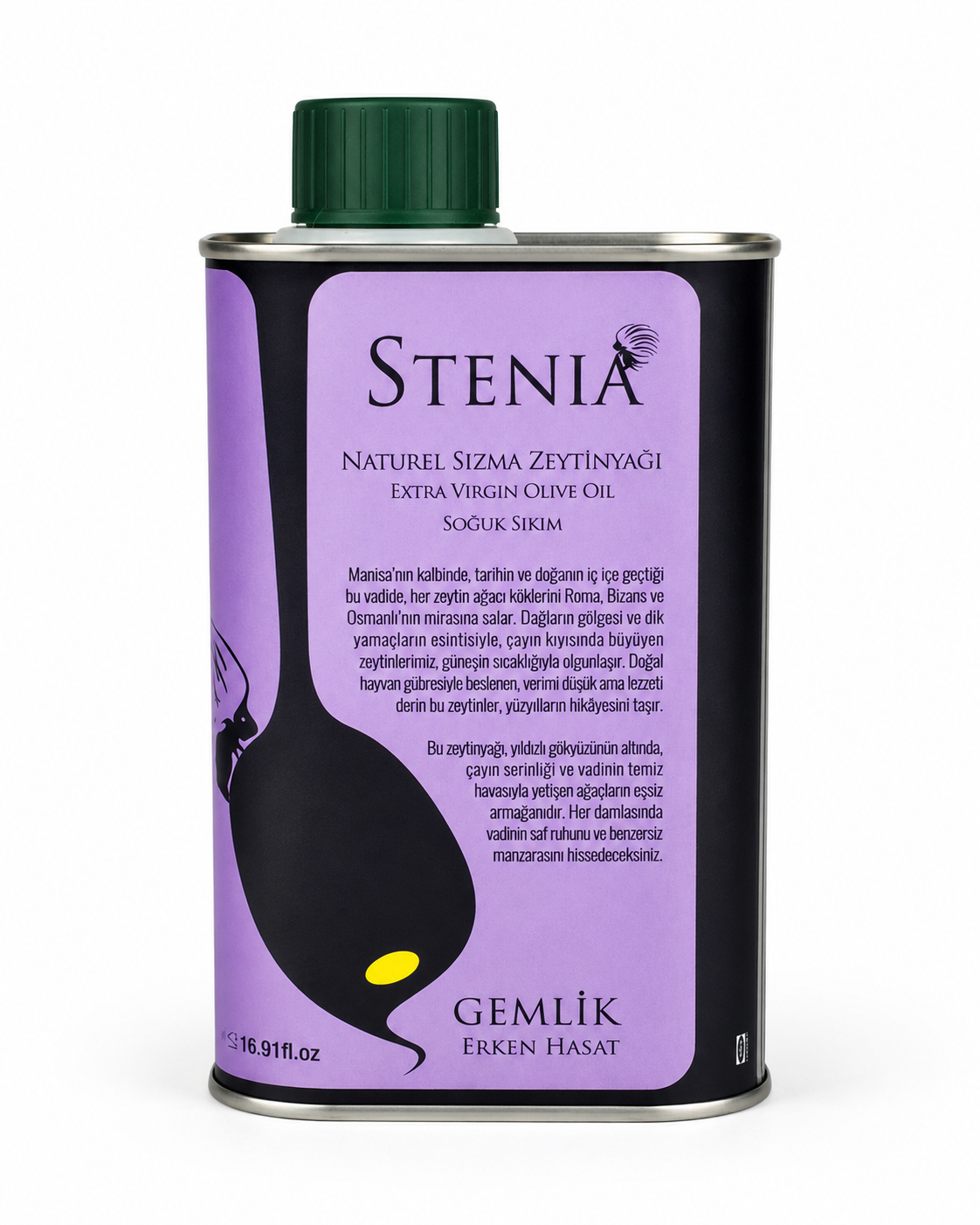 Gemlik Sızma Zeytinyağı - 500 ml - Yeni Hasat