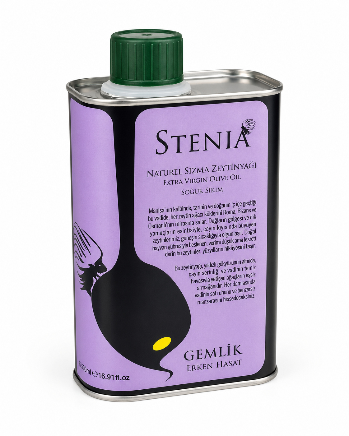 Gemlik Sızma Zeytinyağı - 500 ml - Yeni Hasat